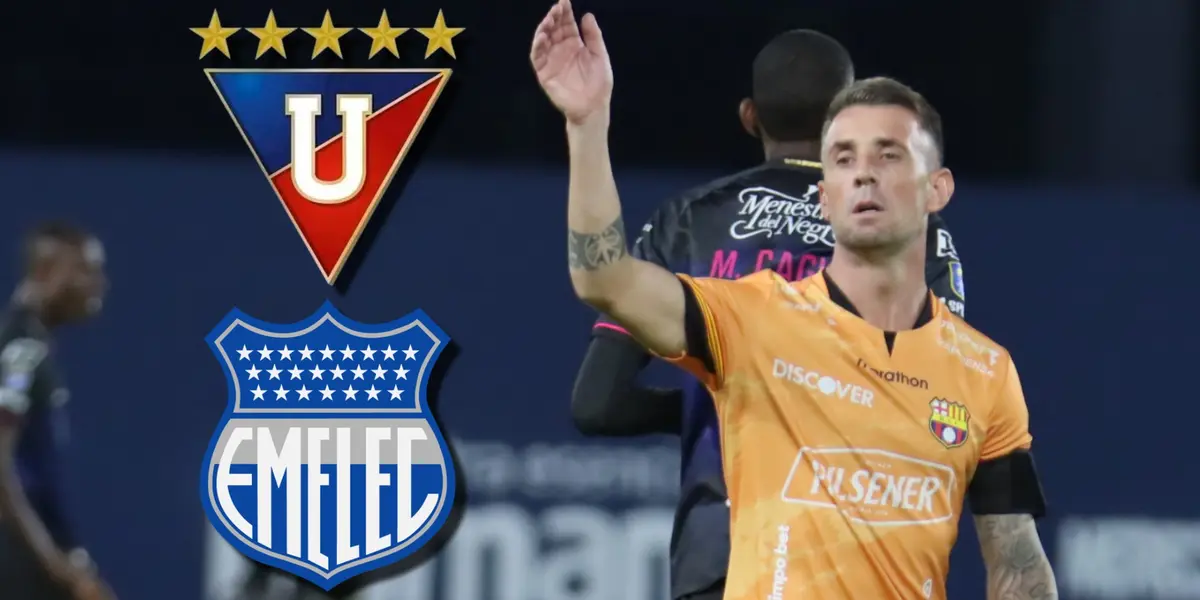 Si llega una oferta de Emelec o Liga de Quito, lo que dijo el Kitu Díaz que haría tras salir de Barcelona SC