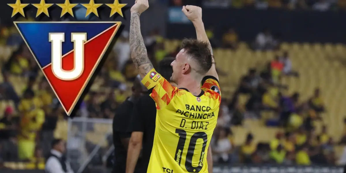 La decisión de Liga de Quito sobre fichar a Damián Díaz, luego de salir por atrás de Barcelona SC