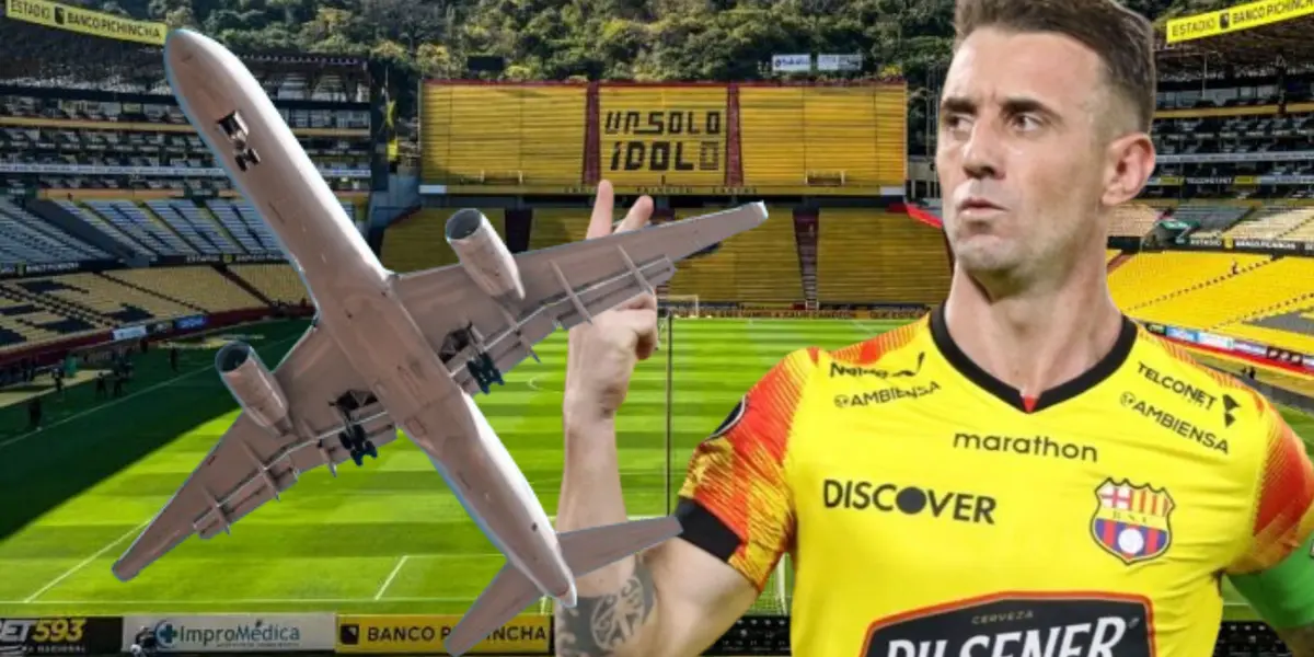 Cogió un avión, el lugar a donde se fue Damián Díaz luego del partido de BSC