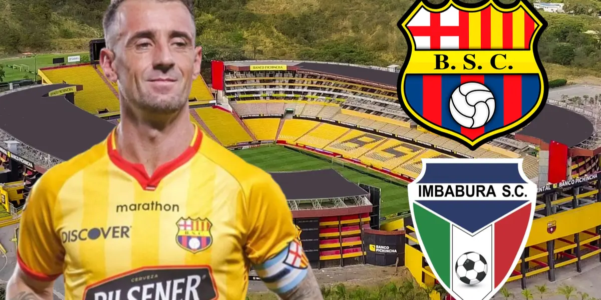 Mientras jugaba Barcelona SC, el lugar donde apareció Damián Díaz después de su salida