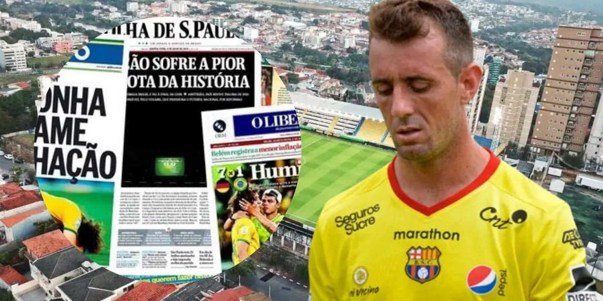 Lo que dice la prensa de Brasil luego del papelón de Barcelona SC en Sudamericana