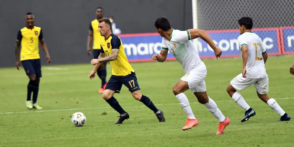 Damián Díaz recibió su bautizo en la selección ecuatoriana y mira lo que hizo que se hizo viral en redes sociales