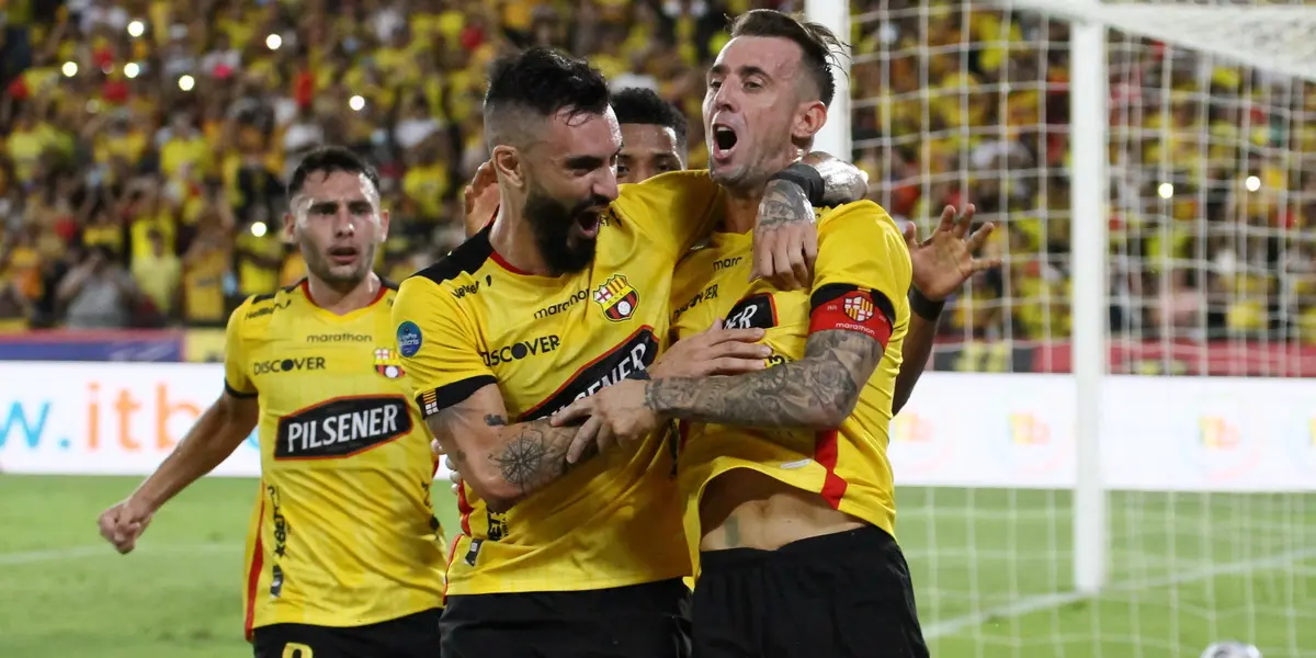 (VIDEO) Damián Díaz y el árbitro al que le pidió aplaudir uno de sus mejores goles con Barcelona SC