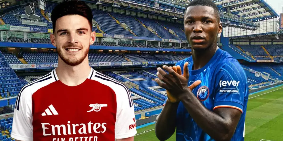 This is how Declan Rice surrendered at the feet of Moisés Caicedo at Chelsea