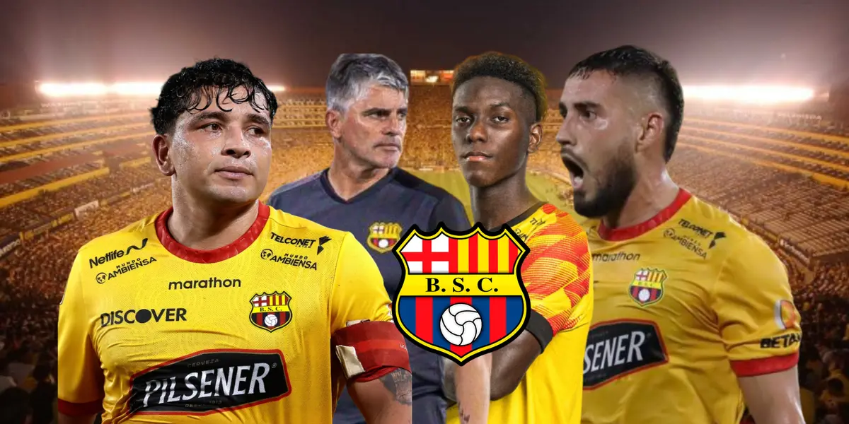 Ni siquiera juegan 5 partidos, estaría descontento y podría irse de Barcelona SC