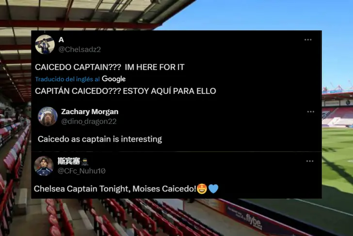 Comentarios de los hinchas del Chelsea sobre la capitanía de Moisés Caicedo