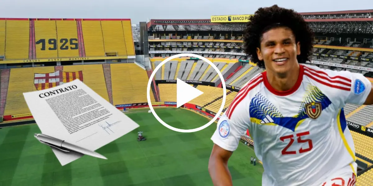 (VIDEO) Estaría a una firma de Barcelona SC y así juega Eduard Bello