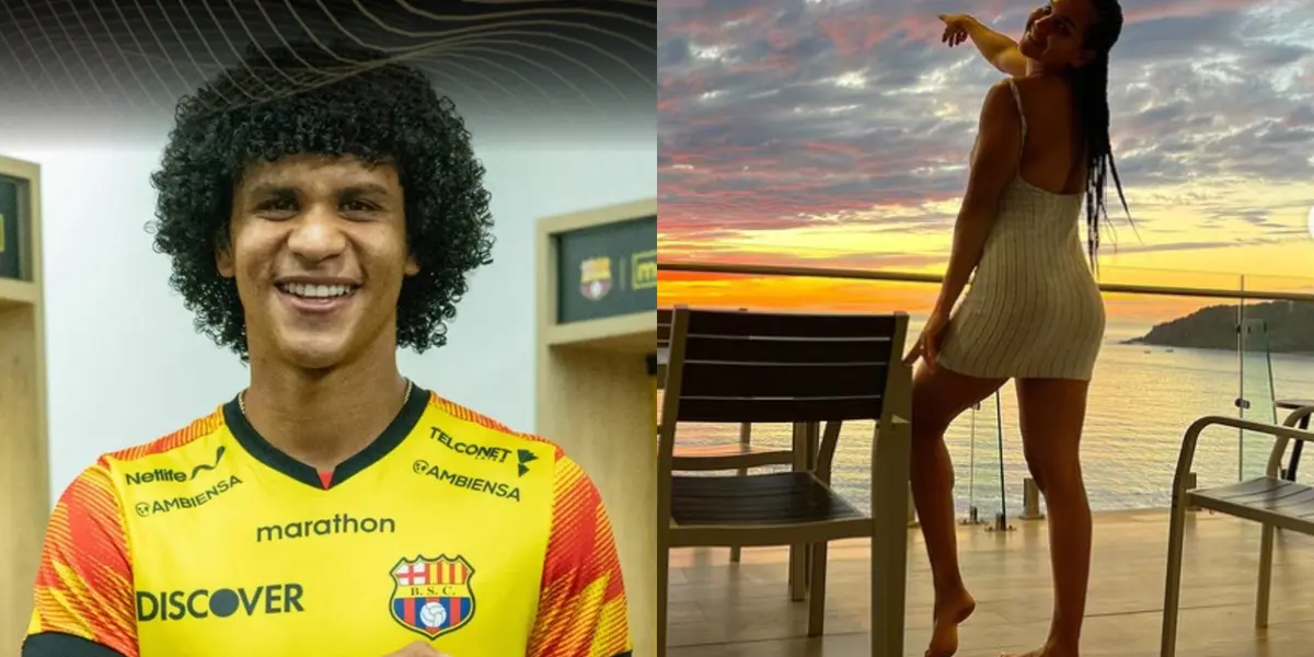 (FOTOS) También es deportista, conoce a la pareja de Eduard Bello la nueva contratación de Barcelona SC