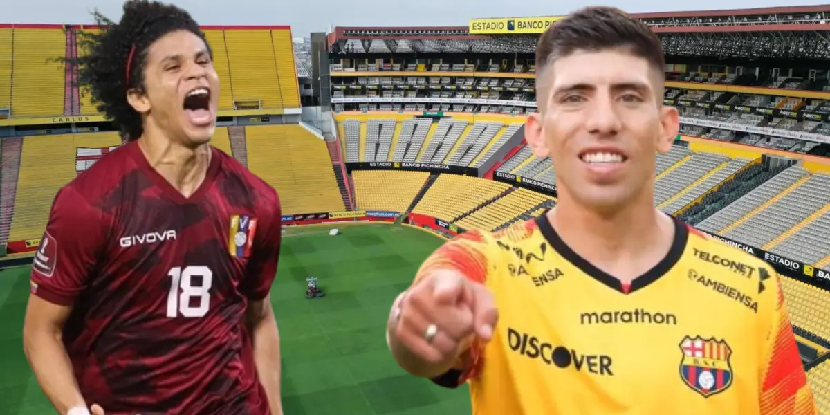 Eduard Bello y Braian Oyola (Foto tomada de: Extra/TyC Sports/Barcelona SC)