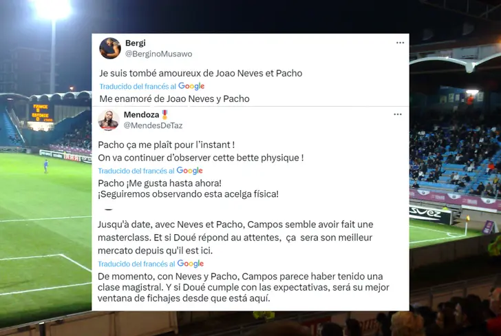 Comentarios de los hinchas franceses sobre Willian Pacho (Foto tomada de: X)