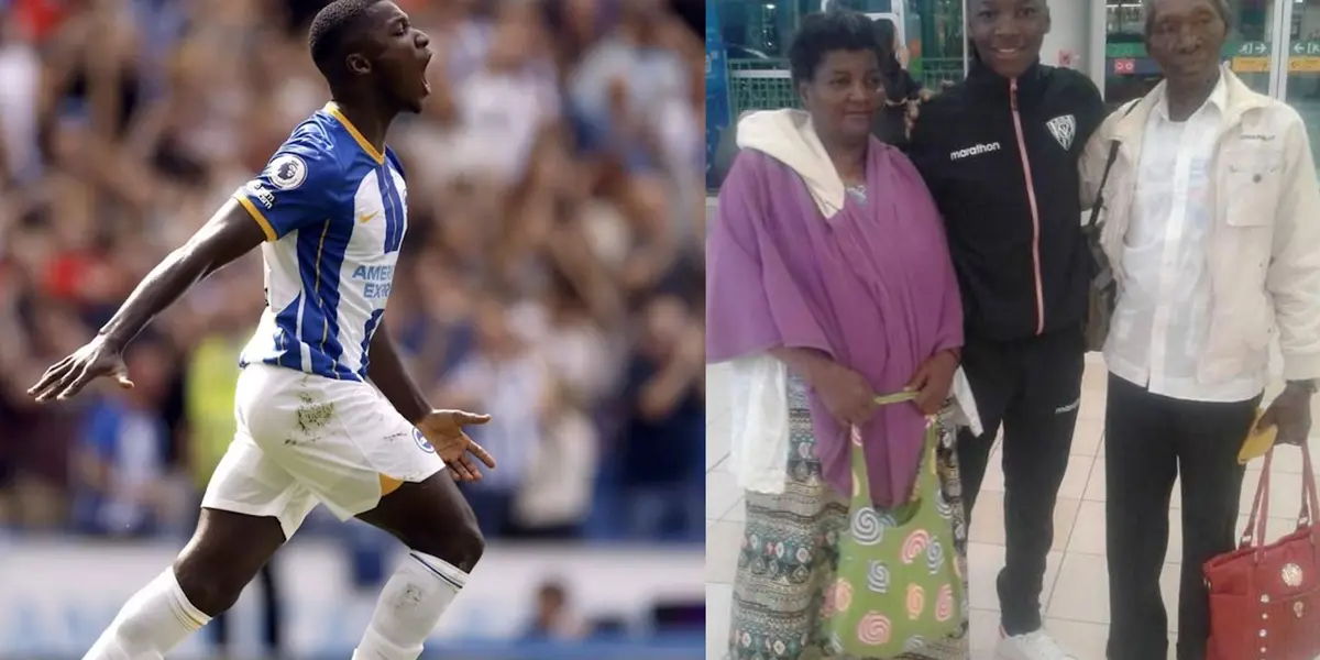 El jugador del Brighton anotó su segundo gol y tuvo una dedicatoria especial