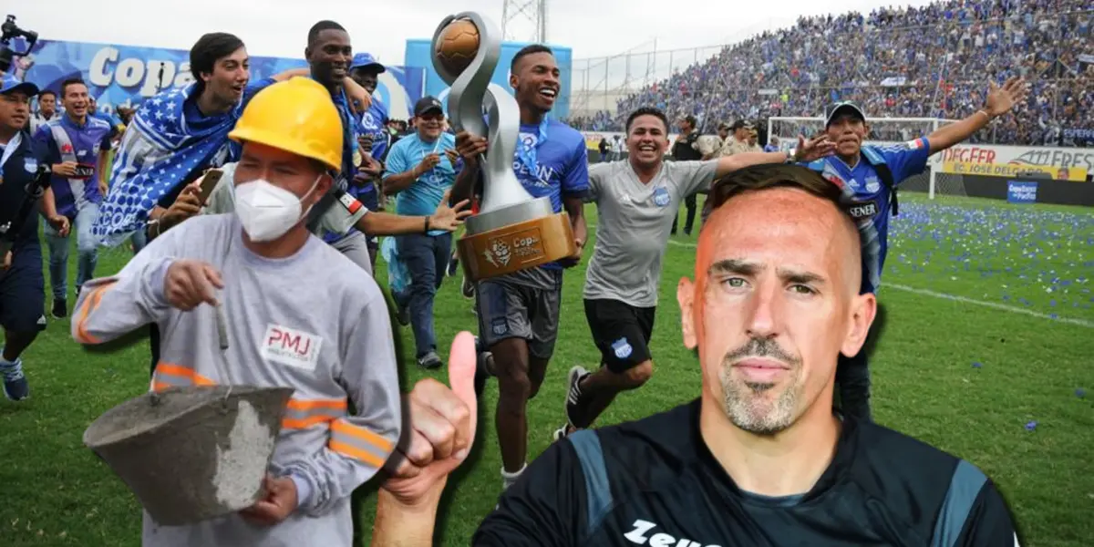 Emelec y Franck Ribéry / Foto: El Universo