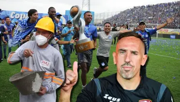 Emelec y Franck Ribéry / Foto: El Universo