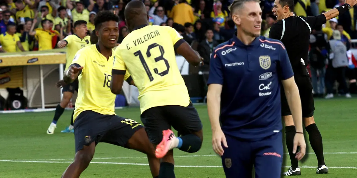 (VIDEO) Enner Valencia volvió a anotar luego de 7 años y mira la reacción de Beccacece, que lo puso de titular vs Perú