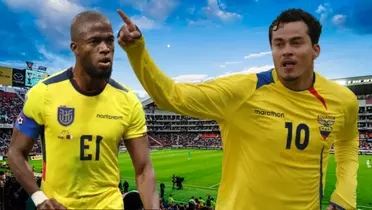 Enner Valencia y Jaime Iván Kaviedes (Foto tomada de: Liga de Quito/El Universo)