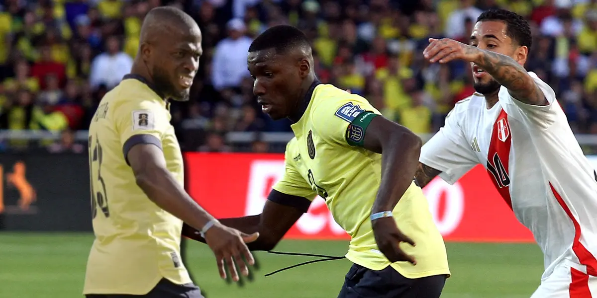 Enner Valencia y Moisés Caicedo / Foto: API