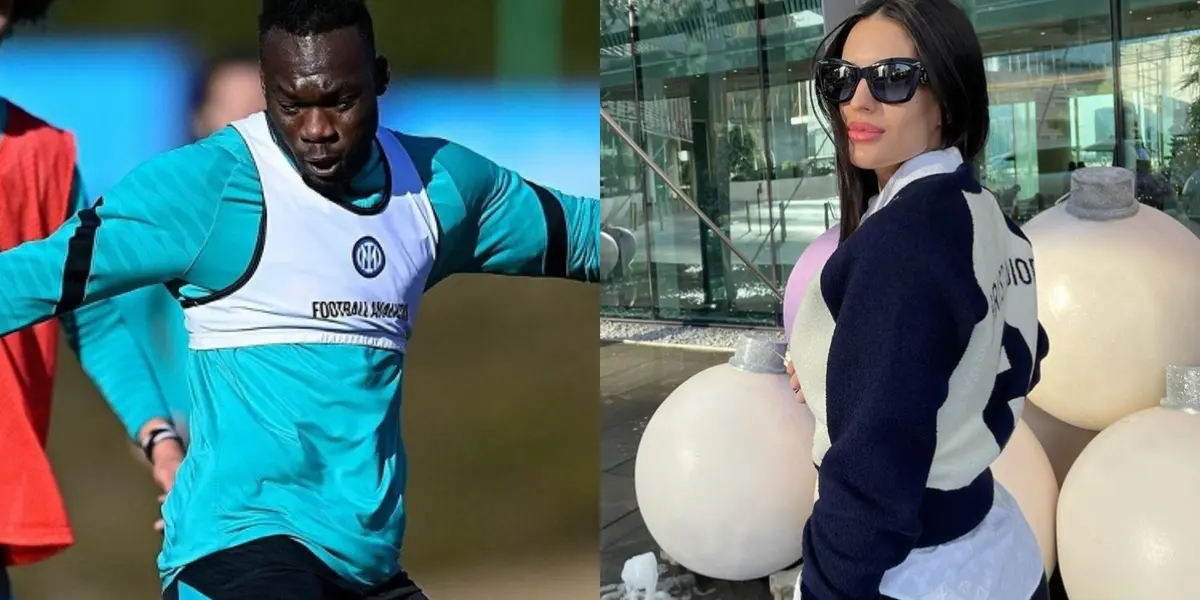 Felipe Caicedo no ha jugador más que 10 minutos en Inter de Milán pero su pareja pasa de lo mejor en la capital de la moda