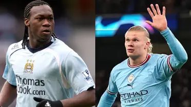 Felipe Caicedo y Erling Haaland / Foto: Olé