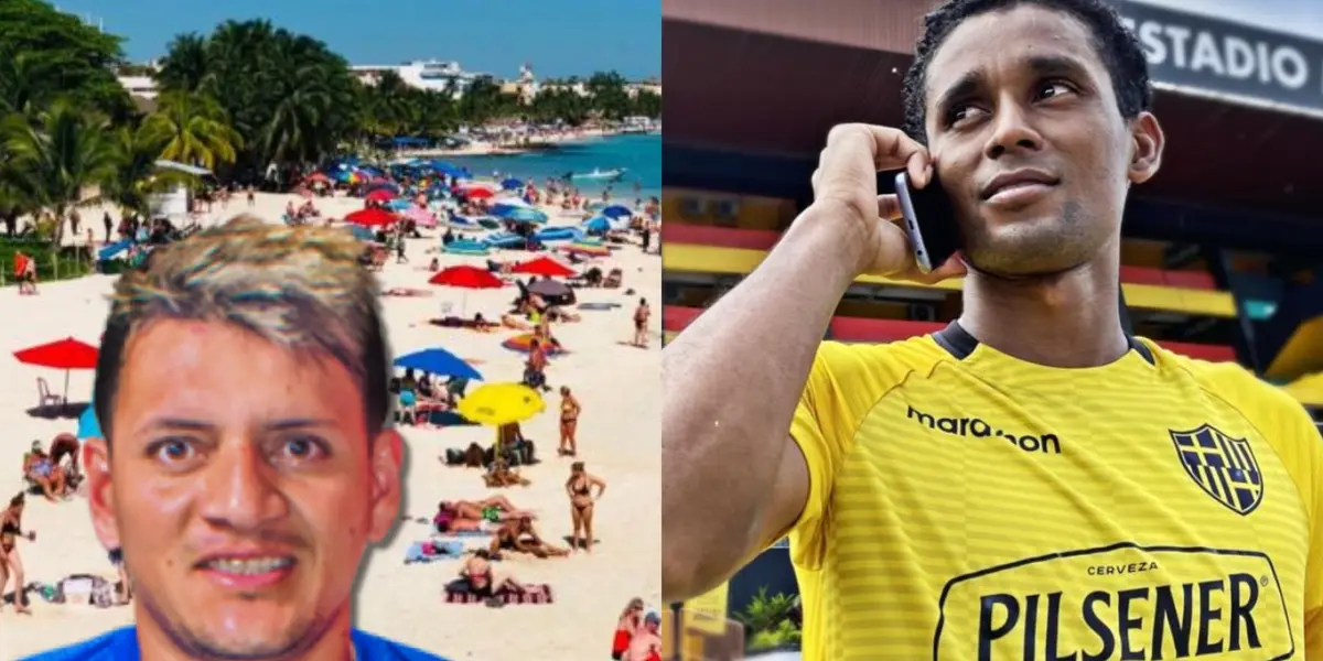 Fidel Martínez tiene una alta exigencia en Barcelona SC y mira lo que hace mientras que Garcés en vacaciones se iba a la playa