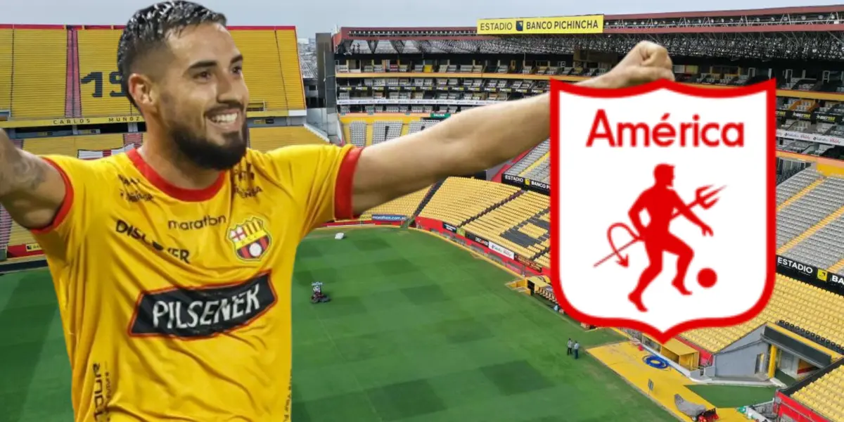 América de Cali quiere a Francisco Fydriszewski y la millonada que podría ganar Barcelona SC