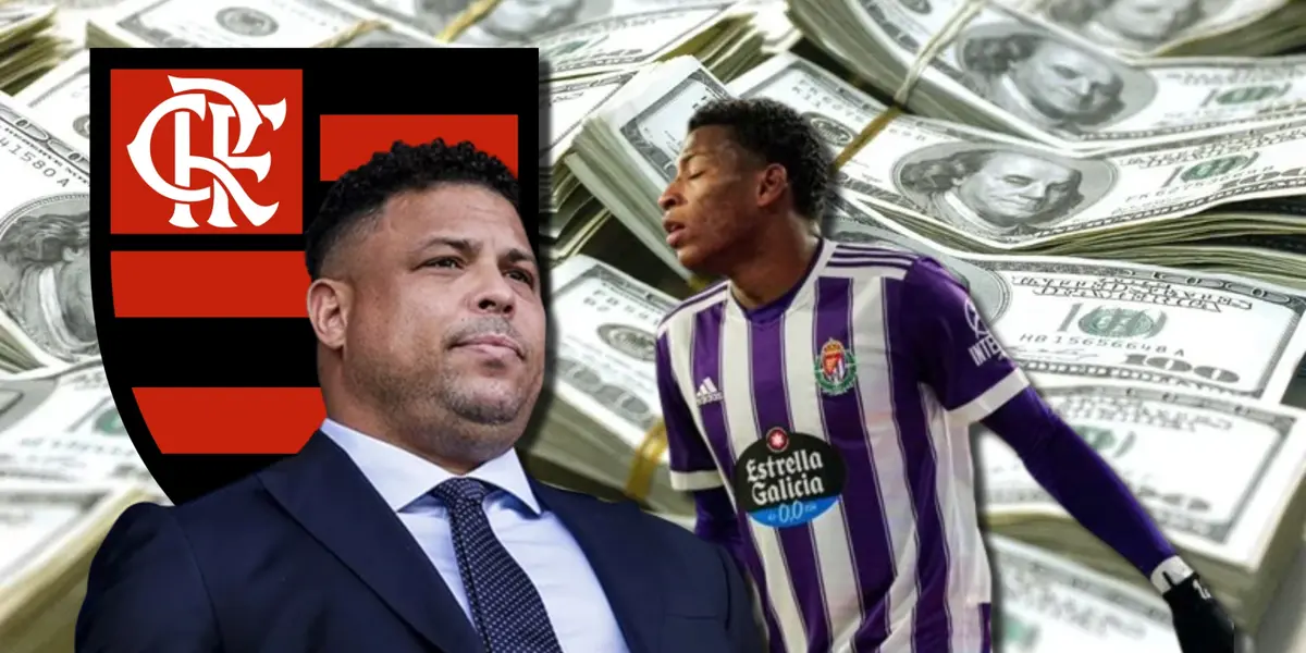 Más de lo que pagó Ronaldo Nazario, los millones que pidió Al-Sadd a Flamengo por Gonzalo Plata