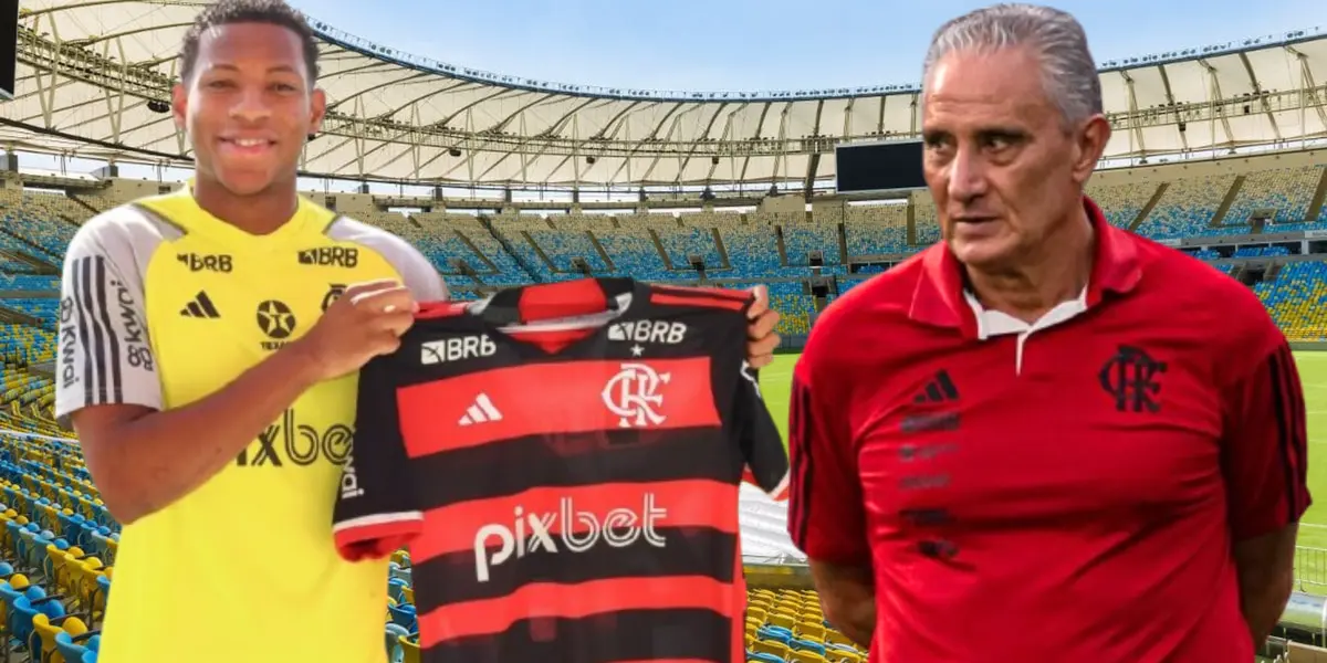 Gonzalo Plata y Tite (Foto tomada de: Libero/Flamengo)