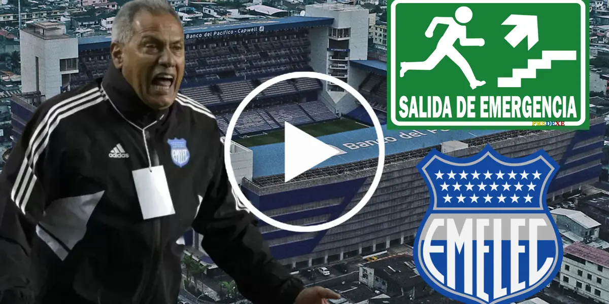 (VIDEO) Lo cogieron de bajada, podría ser el nuevo entrenador de Emelec, no lo pudo negar