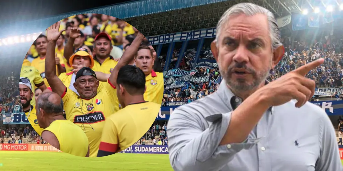 Mientras los hinchas de Emelec le piden que se vaya, así se burlaron los de BSC por José Pileggi