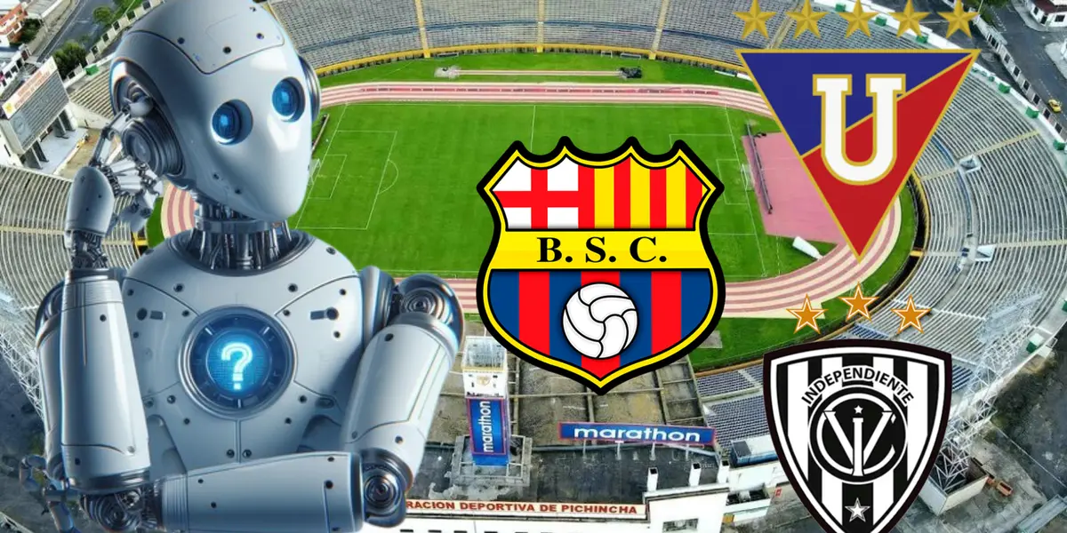 ¿Barcelona SC, Liga de Quito o IDV? El equipo que ganará la segunda etapa según la Inteligencia artificial