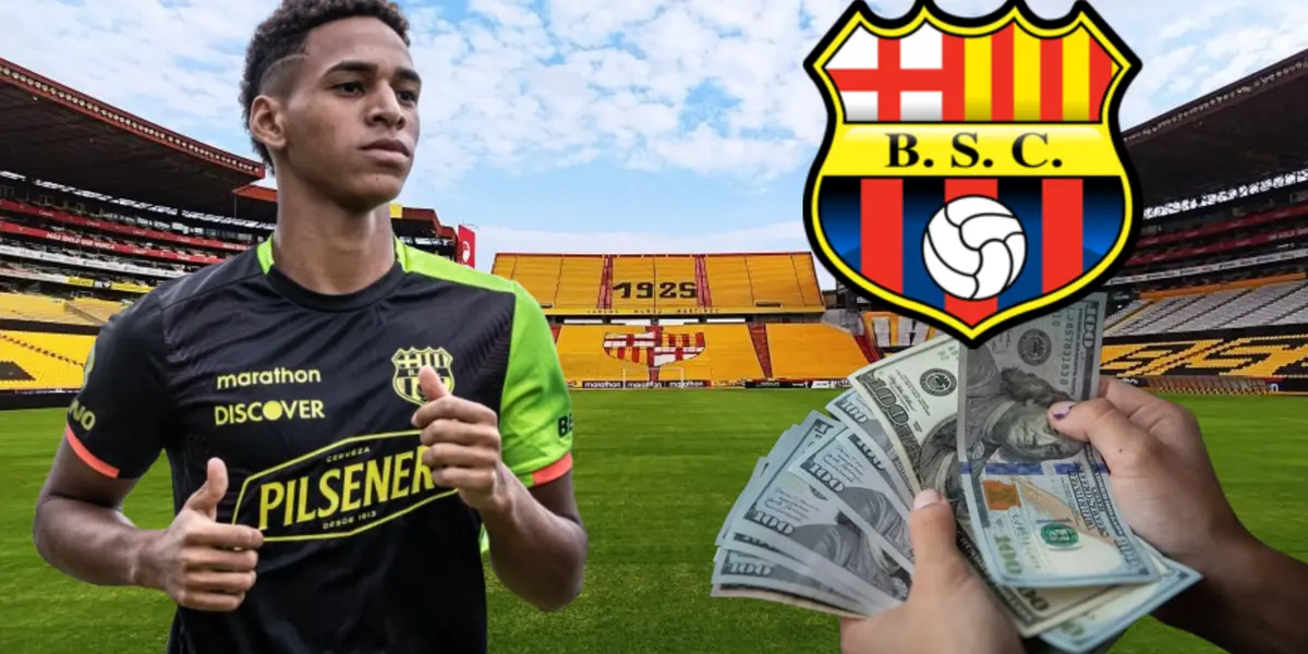 Apenas debutó y la astronómica cifra que Barcelona SC pediría por Jandry Gómez