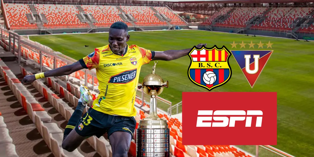 En pleno partido de Barcelona SC, los comentaristas de ESPN se acordaron de LDU