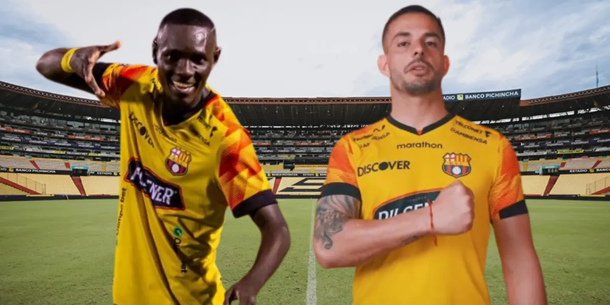 Janner Corozo y Octavio Rivero (Foto tomada de: Alcaldía de Guayaquil/Janner Corozo/Barcelona SC)