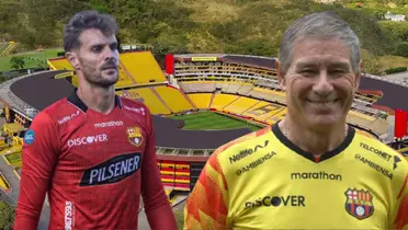 Javier Burrai y Ariel Holan (Foto tomada de: Barcelona SC/API)