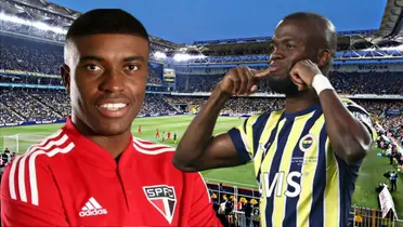 Jhegson Méndez y Enner Valencia (Foto tomada de: Quedat/El Canal del Fútbol/São Paulo)