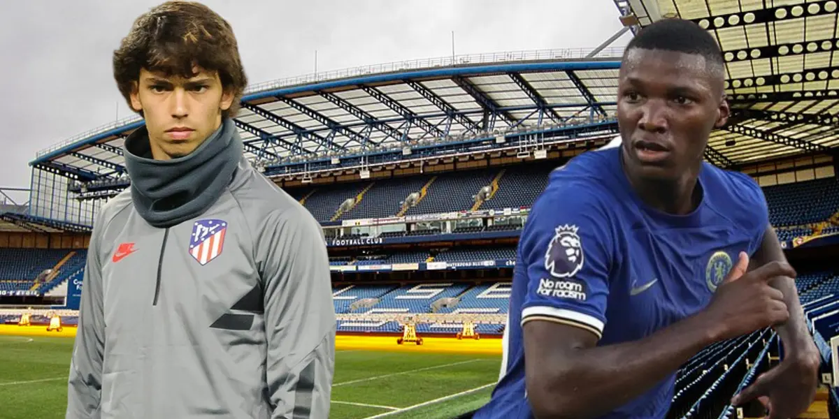 João Félix y Moisés Caicedo (Foto tomada de: Wikipedia/Chelsea)