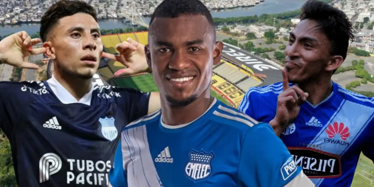 Joao Rojas, Dixon Arroyo y Ángel Mena en el Estadio Monumental (Foto tomada de: Expreso/API)