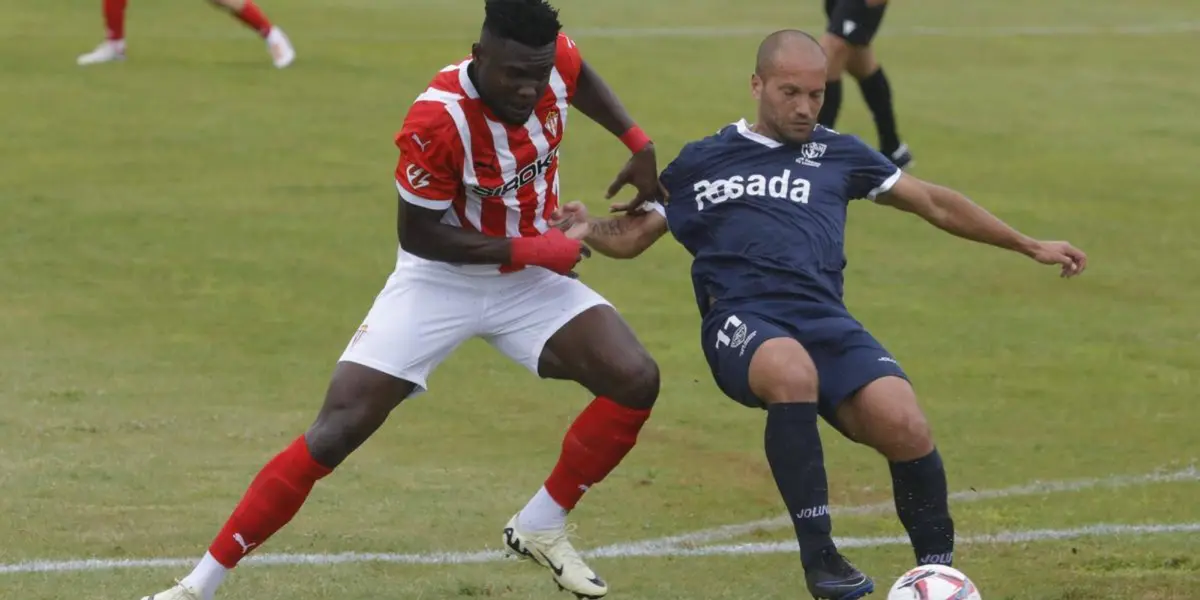 El nuevo problema para Jordy Caicedo en Sporting de Gijón, aunque debutó con gol en España