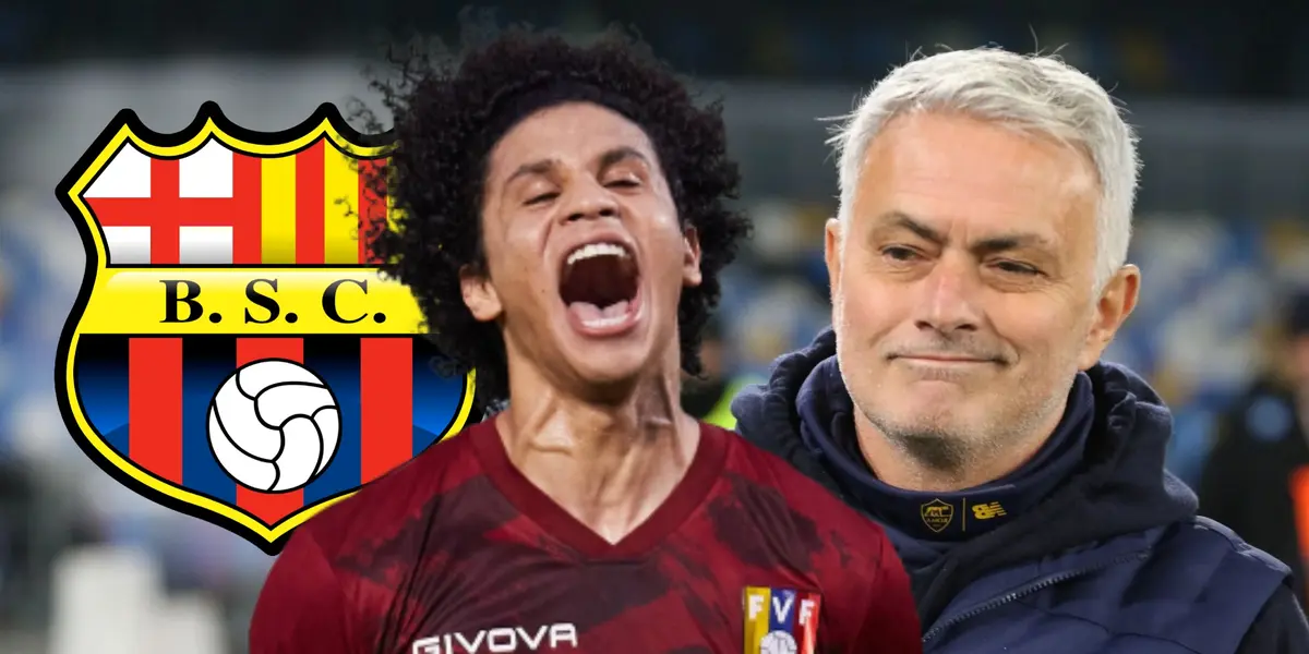 Mourinho puede sacarle el fichaje de Eduard Bello a Barcelona SC y lo que pagarían por el venezolano