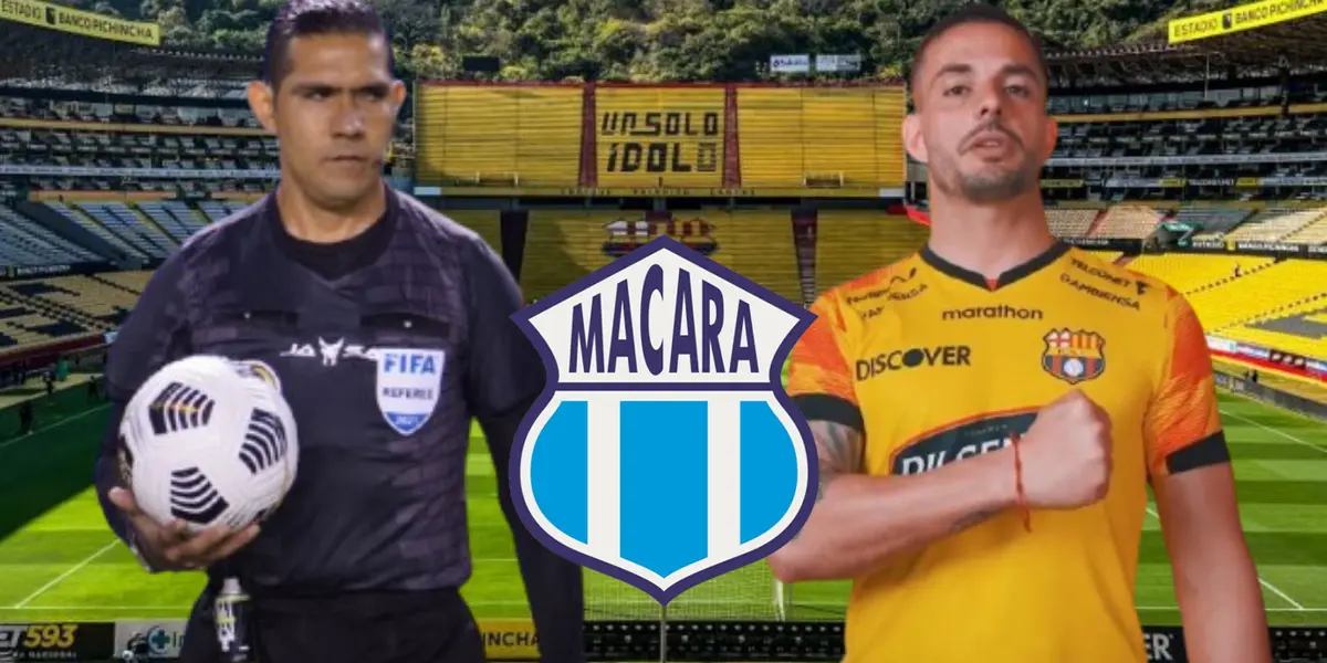 Juan Carlos Andrade y Octavio Rivero (Foto tomada de: Barcelona SC/FEF/ESPN)