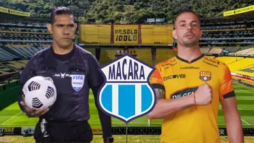 Juan Carlos Andrade y Octavio Rivero (Foto tomada de: Barcelona SC/FEF/ESPN)