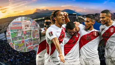 Jugadores de Perú (Foto tomada de: Liga de Quito/El Mundo/La Razón)