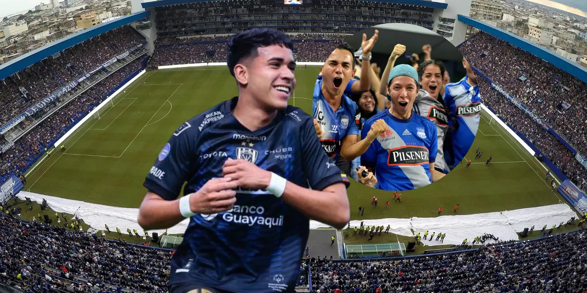 A pesar de que se burlaron, así respondió Kendry Páez a la hinchada de Emelec