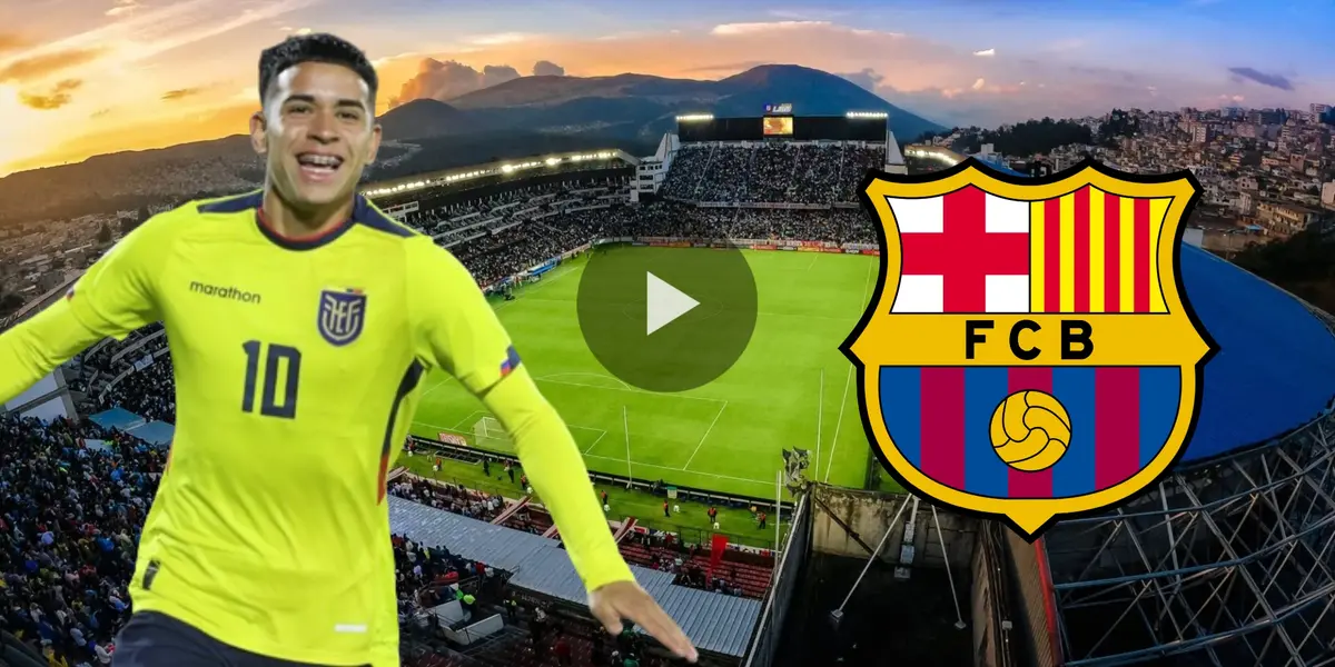 (VIDEO) Tiene un año menos que Kendry Páez, juega en el FC Barcelona y podría tener raíces ecuatorianas