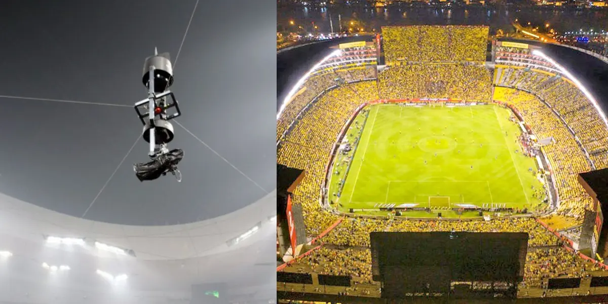 La cámara que se llevará todas las miradas de los espectadores ya está instalada en el estadio Monumental