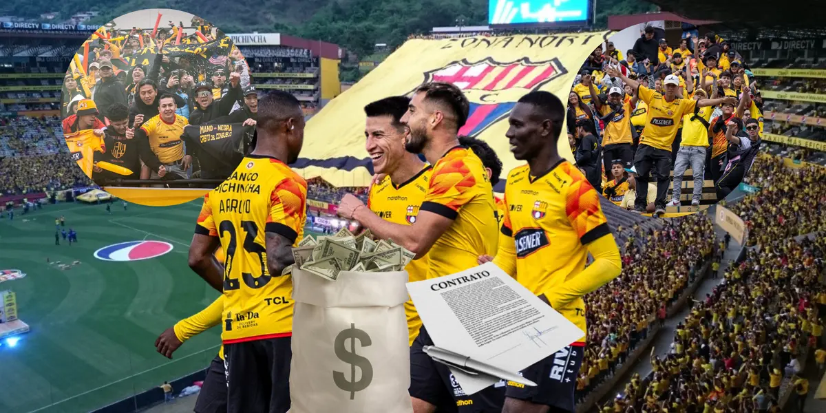 La hinchada lo sorprendió y tendrá un gran contrato con Barcelona SC