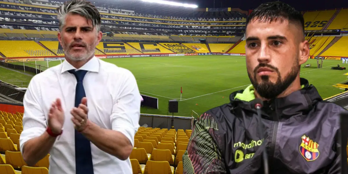 La rompe en Brasil y en Barcelona SC lo terminaron mandando (Foto tomada de: La Hora/BSC/Extra)