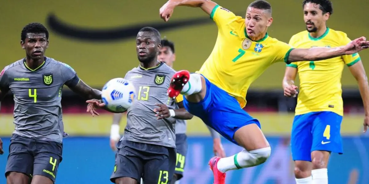 La selección ecuatoriana perdió contra su similar de Brasil con medio de un arbitraje polémico y mira cómo le pusieron a la Canarinha