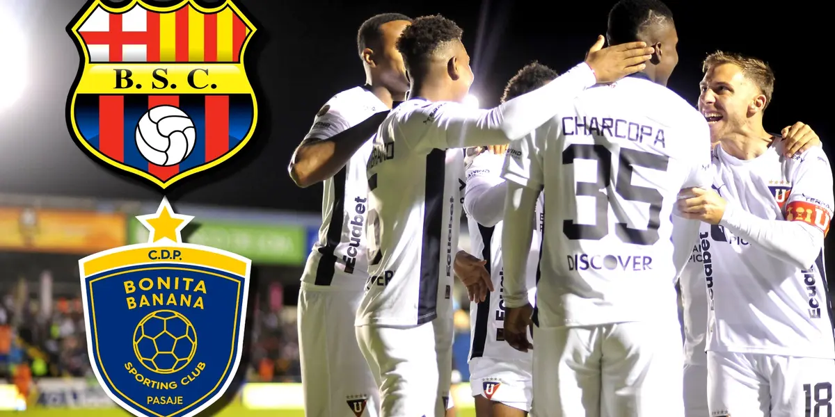 Ya que se eliminó Barcelona SC, lo que hicieron sus hinchas para apoyar a Bonita Banana ante Liga de Quito