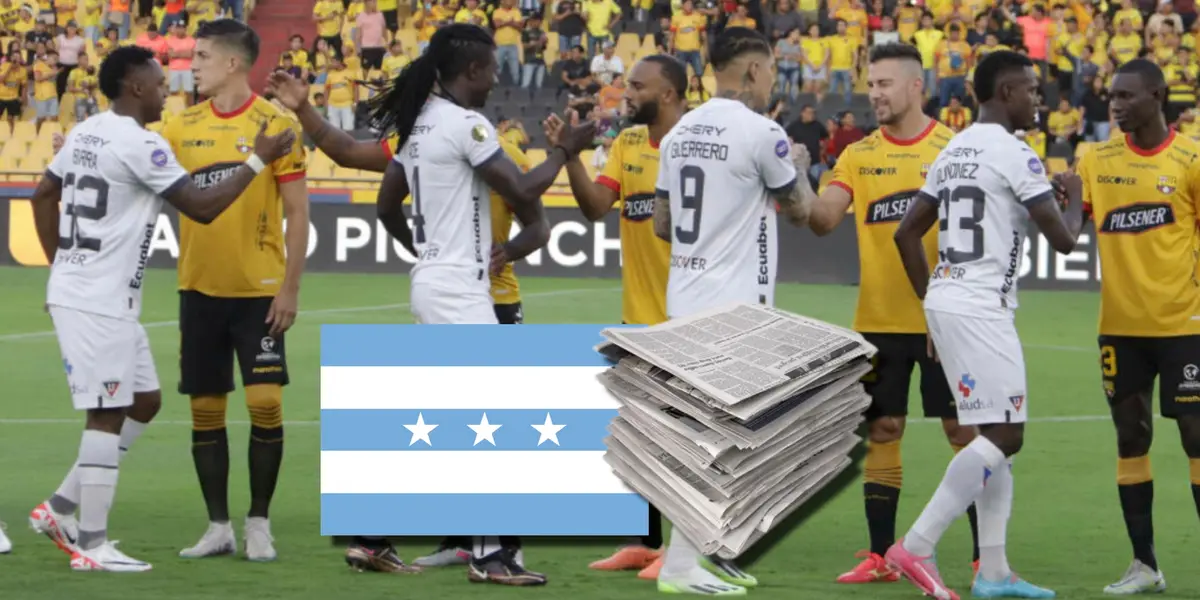 Liga de Quito y Barcelona SC / Foto: API