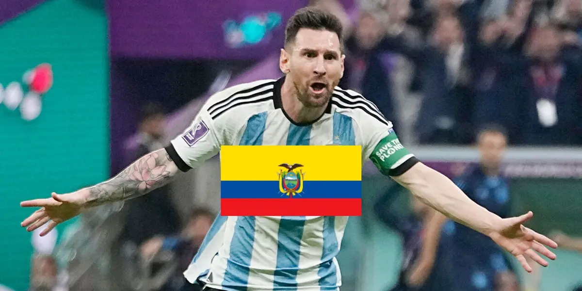 Lionel Messi brilla en el Mundial y un ecuatoriano pudo jugar con él